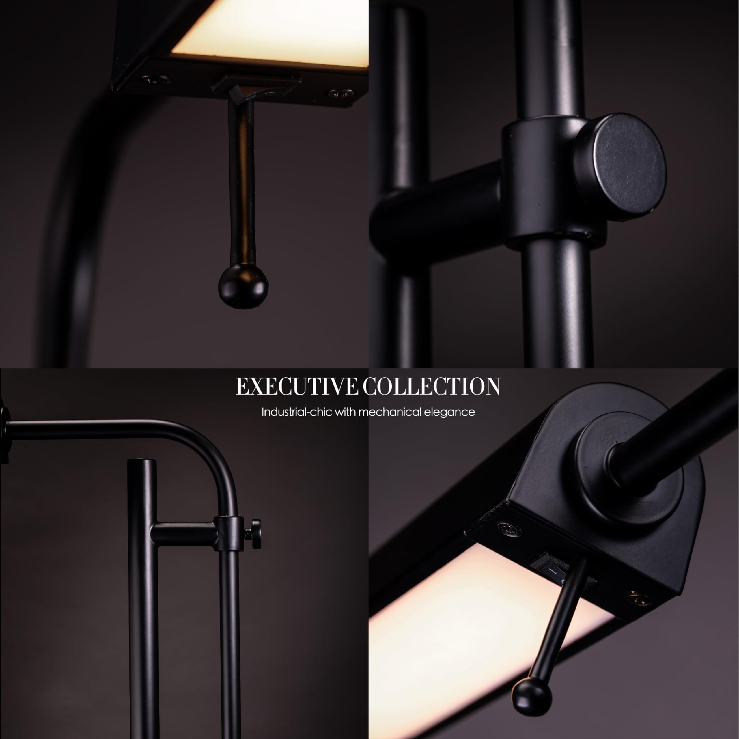 O'Bright Cedric Adjustable Pharmacy Floor Lamp - Industrial Design